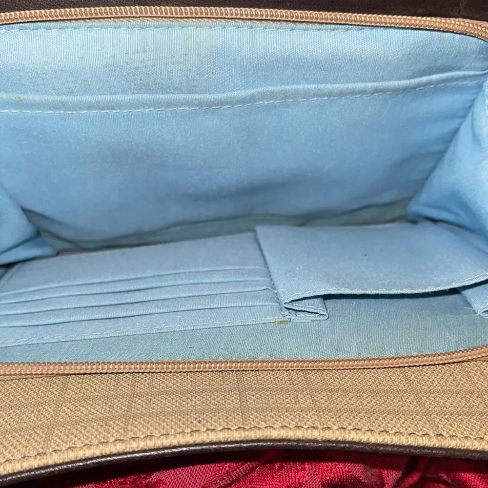 Liz Claiborne‎ Two Tone Tweed Print Purse